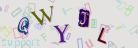 This is a captcha-picture. It is used to prevent mass-access by robots. (see: www.captcha.net)