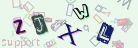 This is a captcha-picture. It is used to prevent mass-access by robots. (see: www.captcha.net)